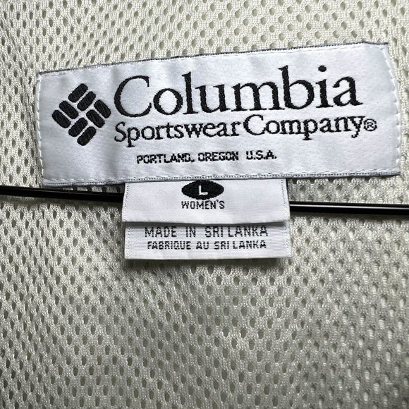 Columbia Jacket Women L Green Hooded Full Zip Lined Breathable Outdoor - Picture 4 of 13